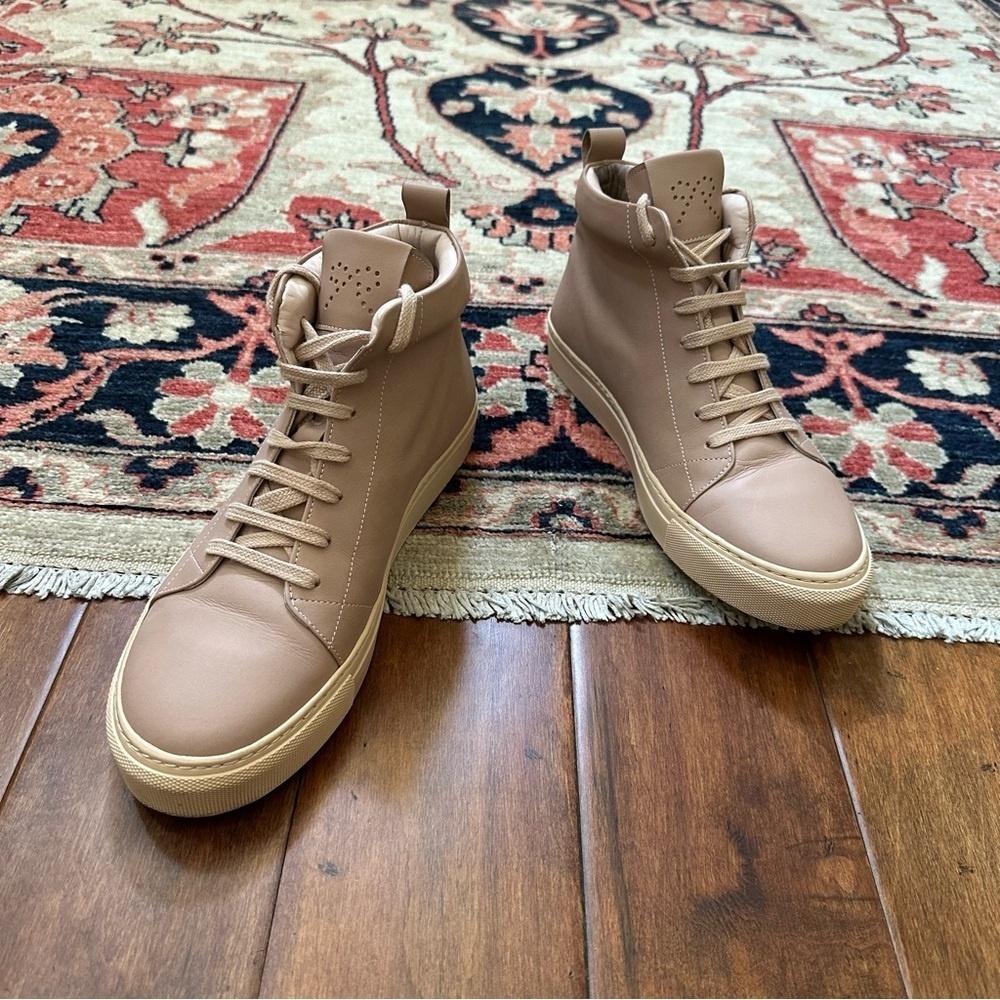 Josefinas Thelma Pink High Top Sneakers - Picture 3 of 13